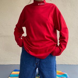 vintage "bulldog" long sleeve shirt